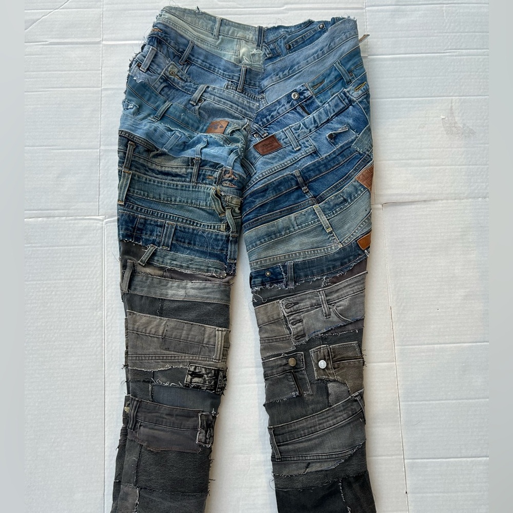 Strap Denim Jeans